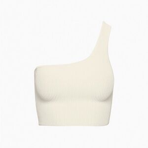 NWOT Aritzia Babaton sculpt knit one shoulder top